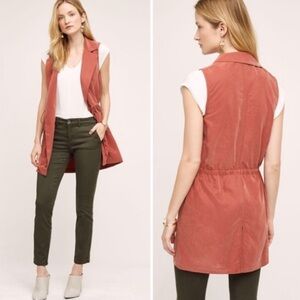 Anthropologie NWT Longline Vest